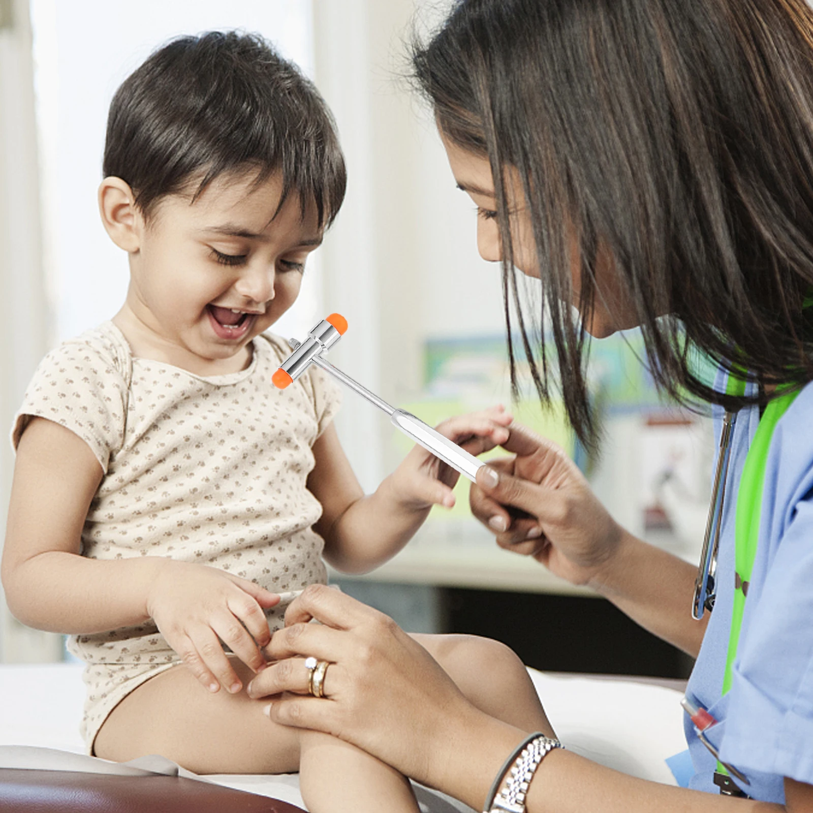 

Medical Dual-Head Reflex Hammer Ergonomic Neurological Testing Diagnostic Hammer Nerve Examination Tool Portable Clinic Tool