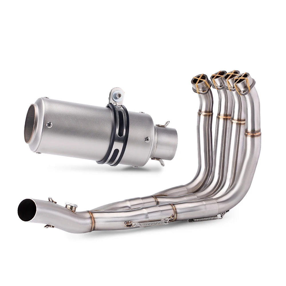 

STLF YZF-R6 R6 2006-2018 Motorcycle Modified Exhaust Muffler Front Header System Escape Moto Full Link Pipe for YZF R6 06-18