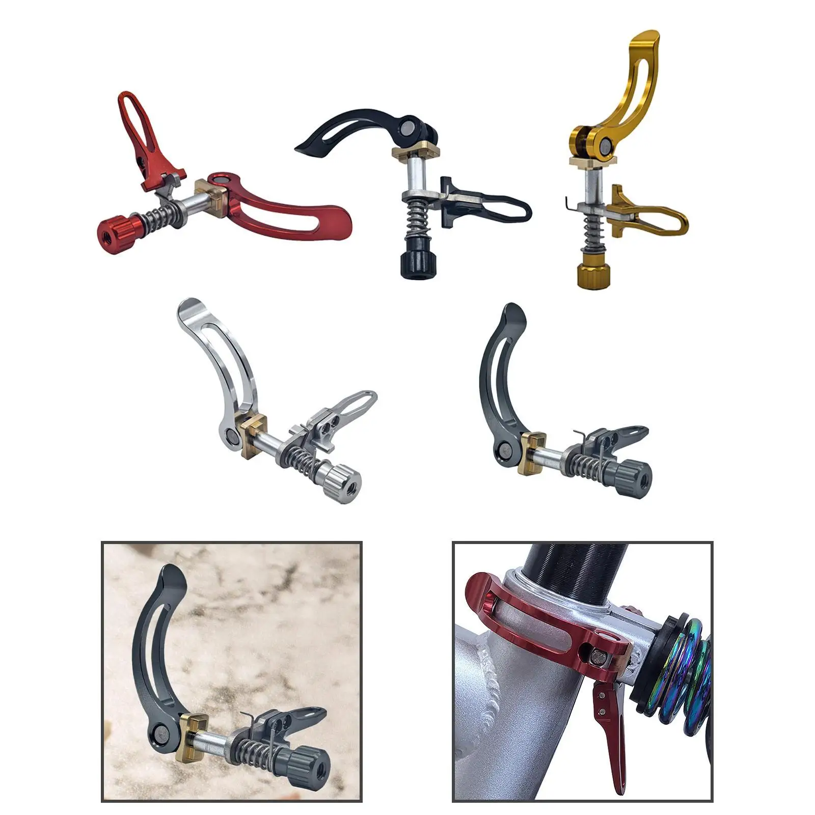 

Bike Seatpost Clamp Parts Portable Lightweight Fittings Bike Seat Post Clamp