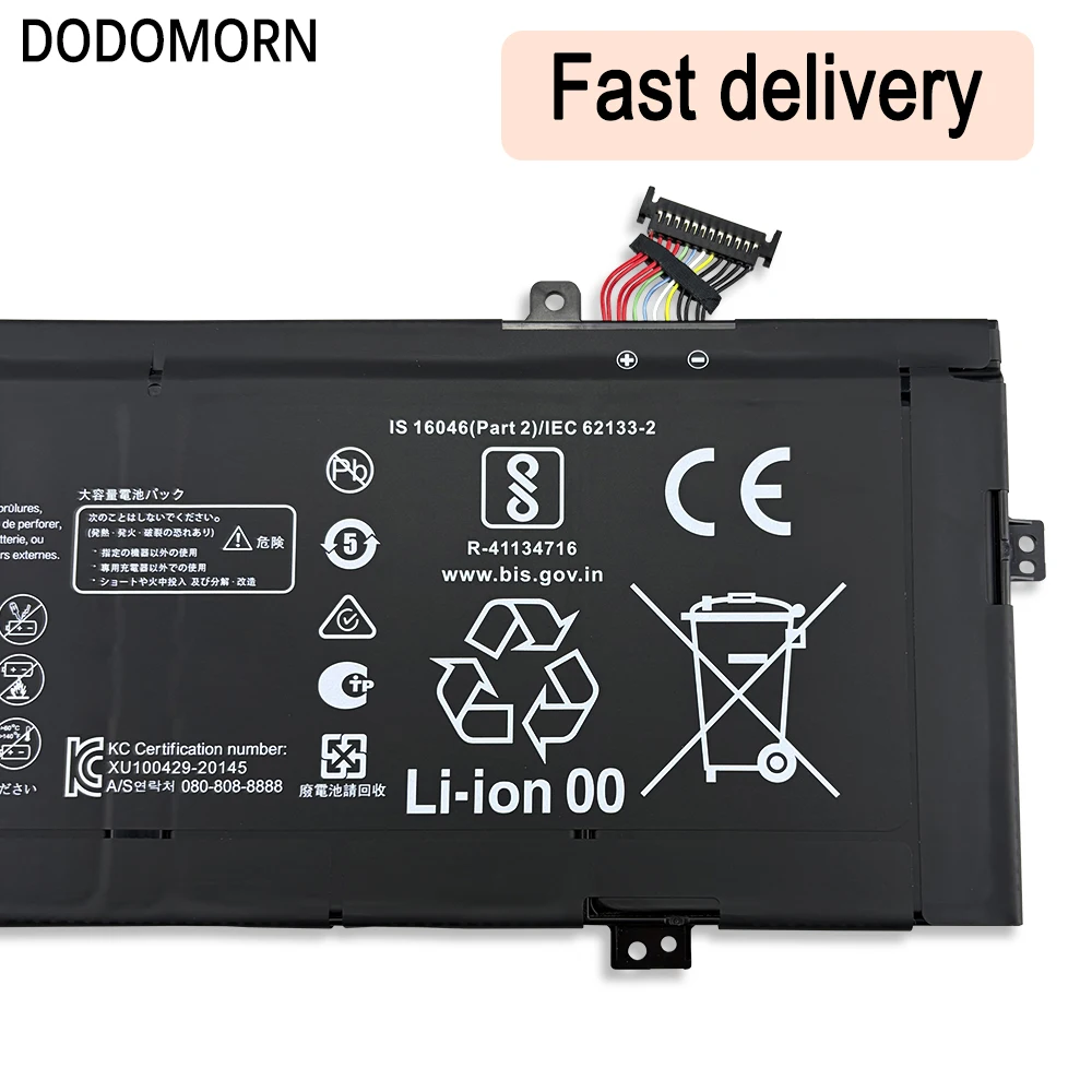 High Quality HB4593R1ECW-22A Battery for Huawei MateBook 14 KLVL-WFH9 MACHD-WFE9 2020 2021 AMD X Pro 2021