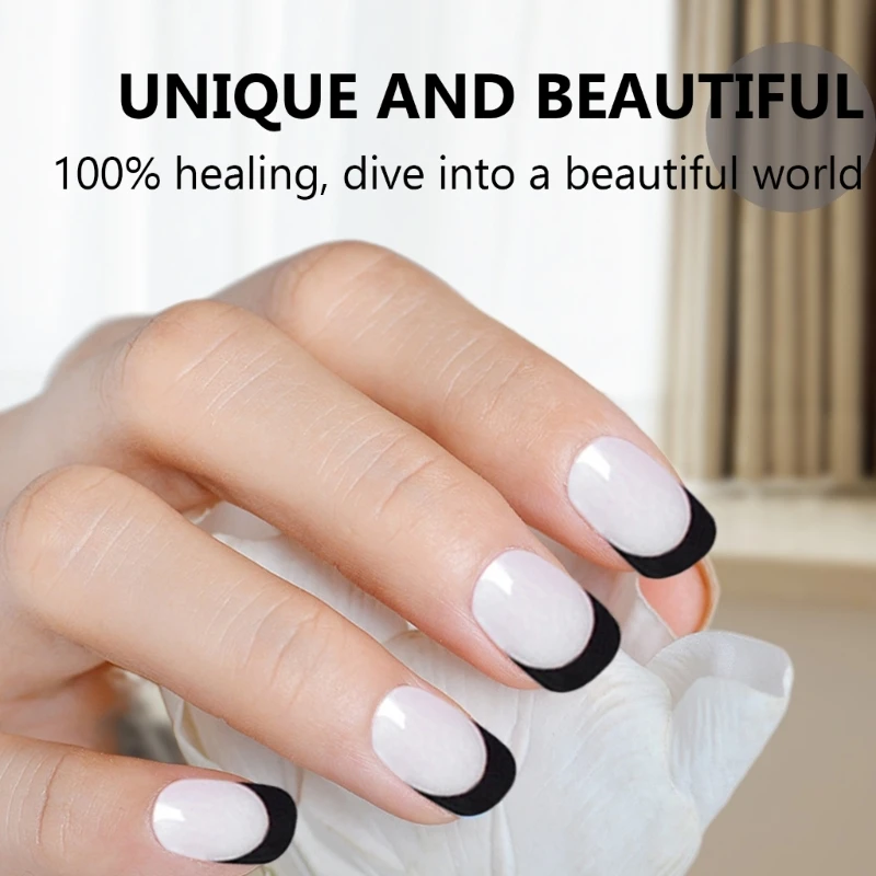 Gradiente gel tiras unhas diy unhas polonês adesivos semi curado unhas polonês envoltório dropship