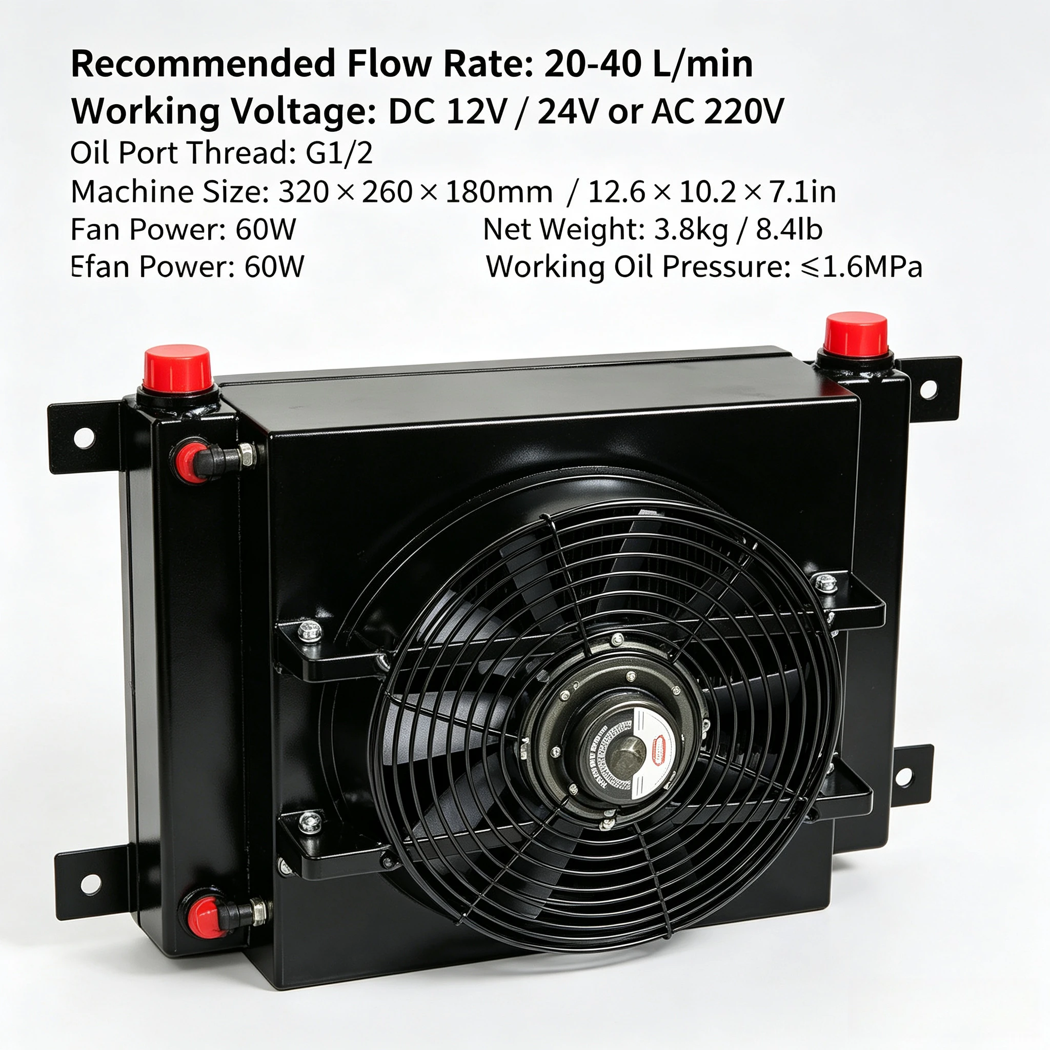 Industrial Hydraulic Oil Cooler Machine Water Cooling System Equipment For Mechanical Heat Dissipation
