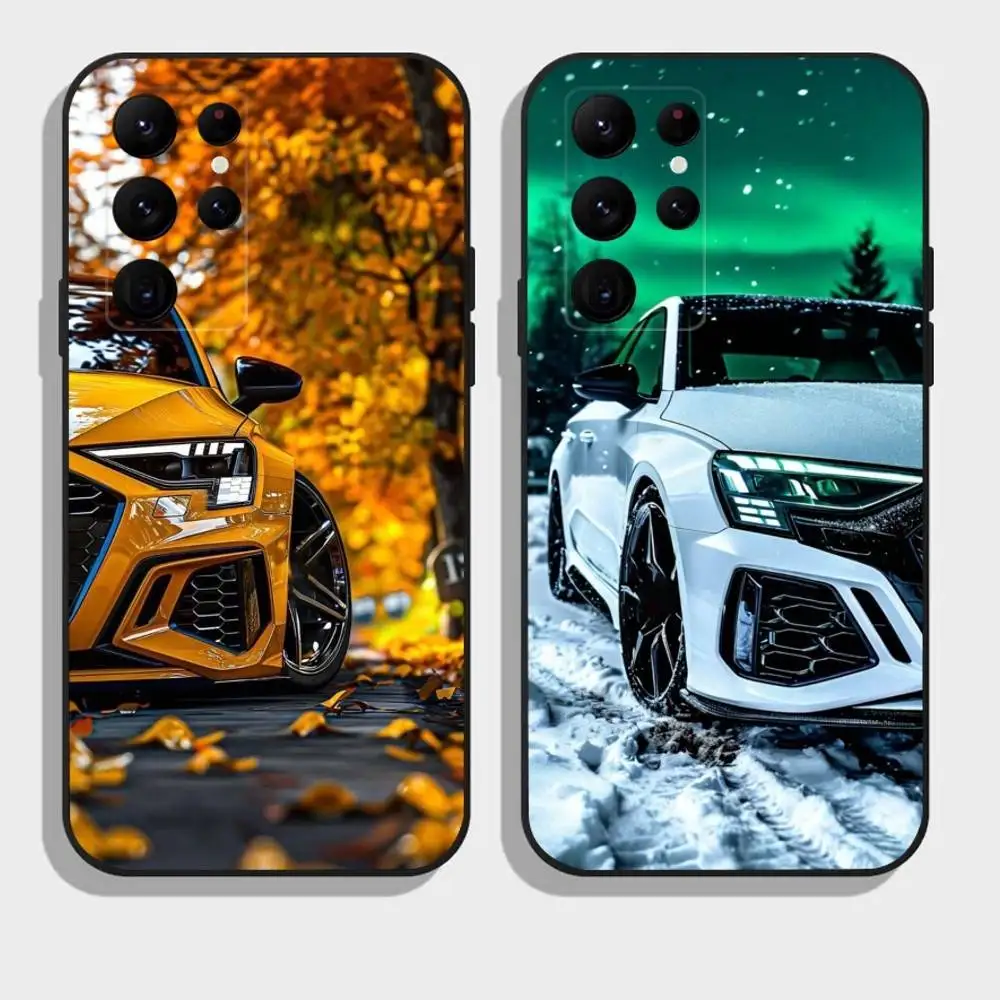 

Cool Sport R-S-3-ES Car Phone Case For Samsung Galaxy A73,A72,A71,A70,A52,A51 Others Soft Black Cover