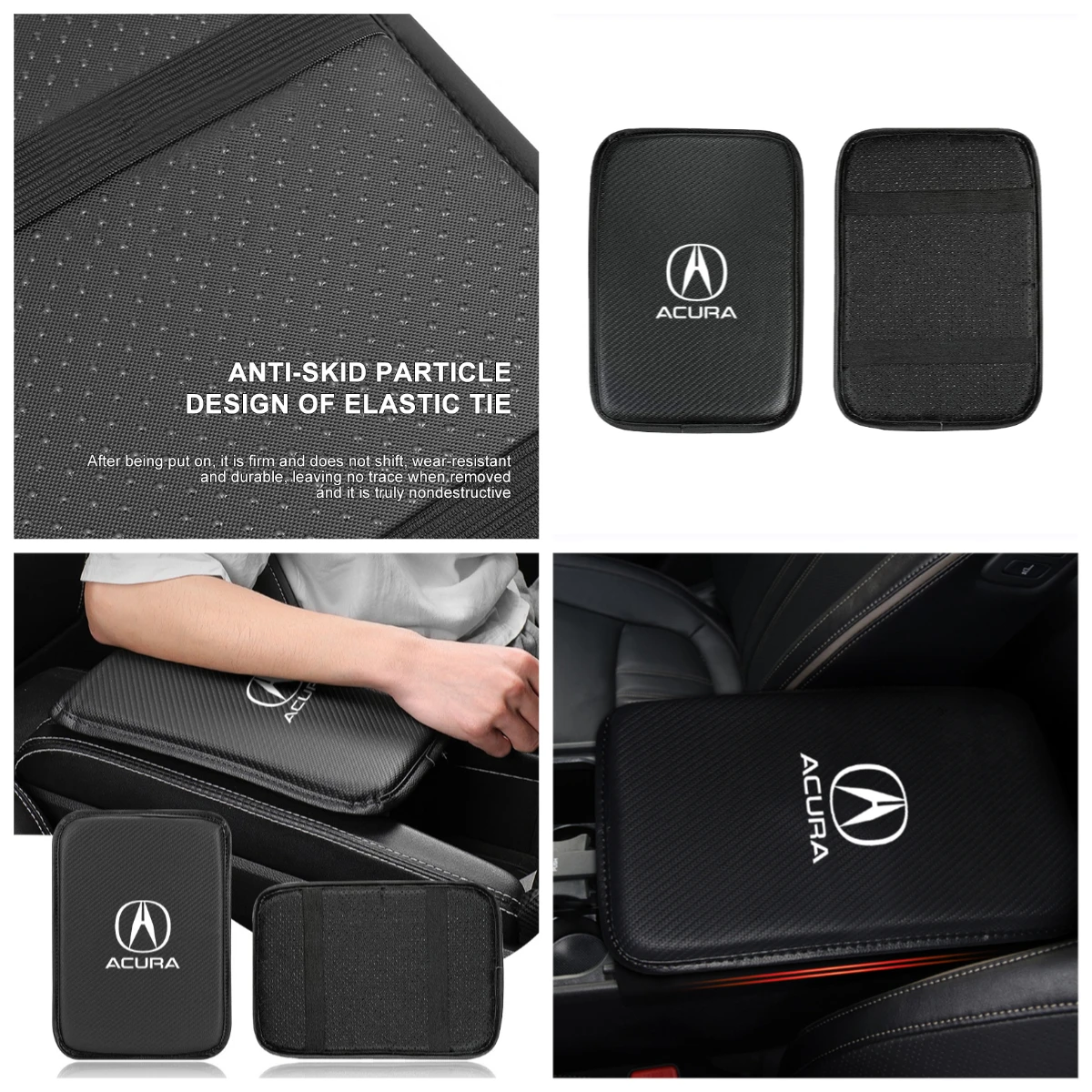 

Car Armrest Box Cushion Mats Center Console Covers Interior Accessories For Acura RDX Integra TLX CDX MDX RDX ZDX ILX