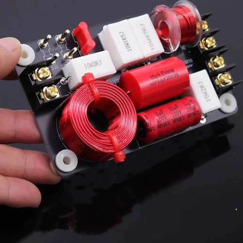 Imagen 1 del producto GHXAMP 150W Crossover bidireccional para altavoz de estantería Hi-Fi, Inductor de núcleo de aire dual 2500Hz 1PC