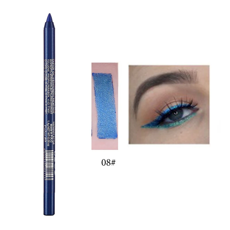 Waterproof Smudge-proof Eyeliner Pencil Matte And Pearlescent_voghion.com