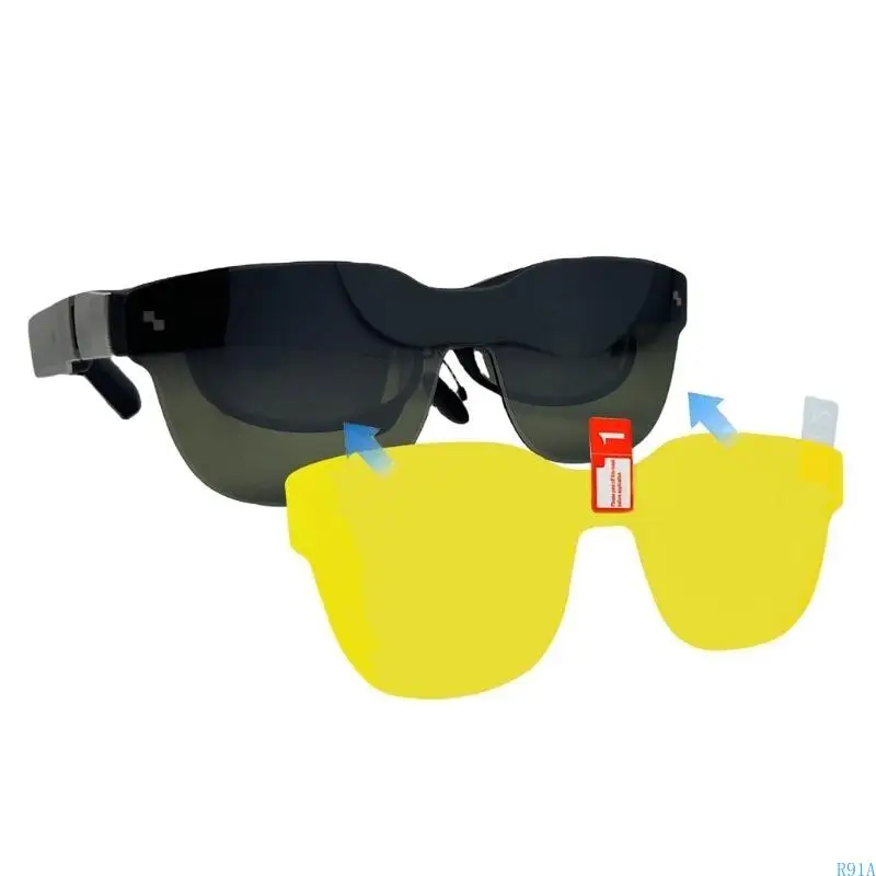 R91A 1Set AR Glasses Lens Film Protectors Scratch Resistant High Optical Claritys for Air 3/2 AR Glasses Daily Use
