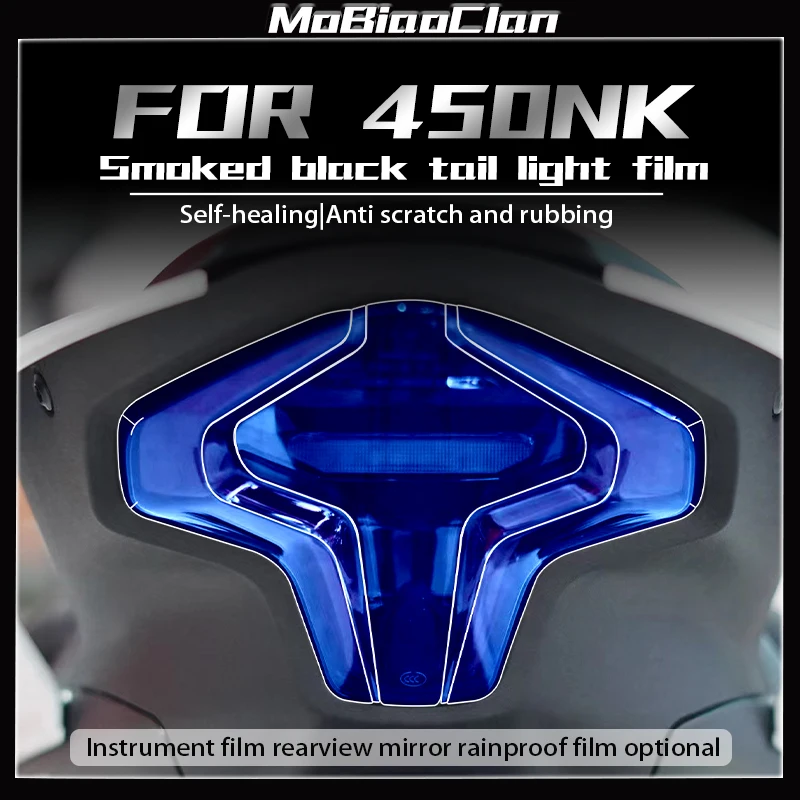 For CFMOTO 450NK 450 NK film Motorcycle Lamp Film Instrument Film Transparent Headlight And Taillight Sticker Accessories