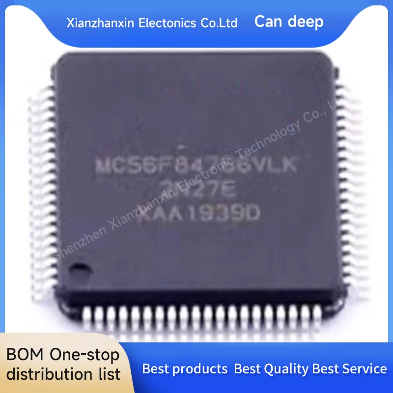 1pcs/lot MC56F84766VLK MC56F84766 QFP80 Microcontroller chips in stock