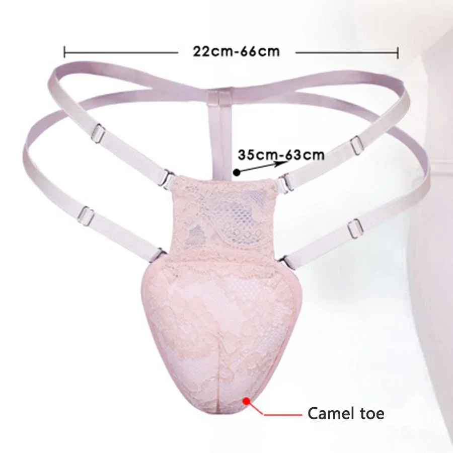 Mens Hiding Gaff Panties Fake Vagina Padded G-Strings Crossdresser Transgender Gay Shemale Camel Toe Underwear Backless Thongs
