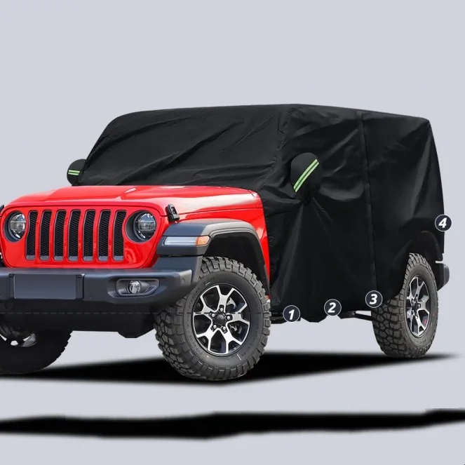 Suitable for JeepWranglerJKJL2 door 4 door Oxford cloth full car cover sunscreen waterproof clothing