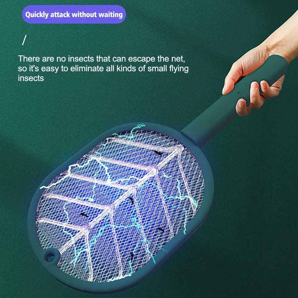 Household Electric Mosquito Swatter USB Folding Scented Two-in-one Trap Repellent Mosquito Insect Swatter Automatic Mosquit B8C3