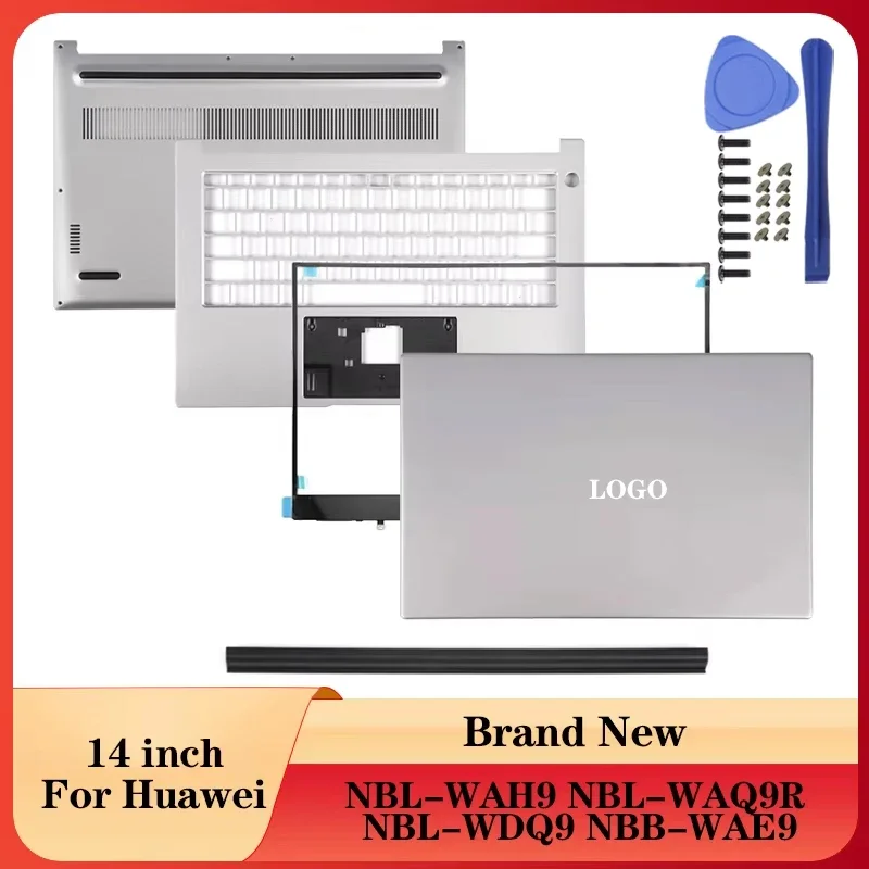 For HUAWEI MateBook D14 NBL-WAH9 NBL-WAQ9R NBL-WDQ9 NBB-WAE9 Laptops LCD Back Cover/Front Bezel/Hinge Cover/Palmrest/Bottom Case