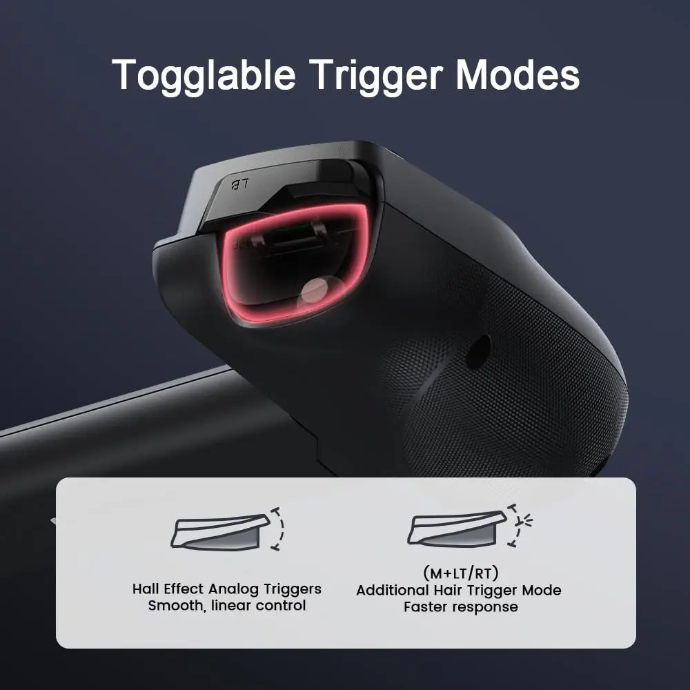 Bluetooth Mobile Gaming Controller for Switch/Android/iOS/iPad mini - Ergonomic Design for Genshin Impact & ZenlZone Zero - view 5