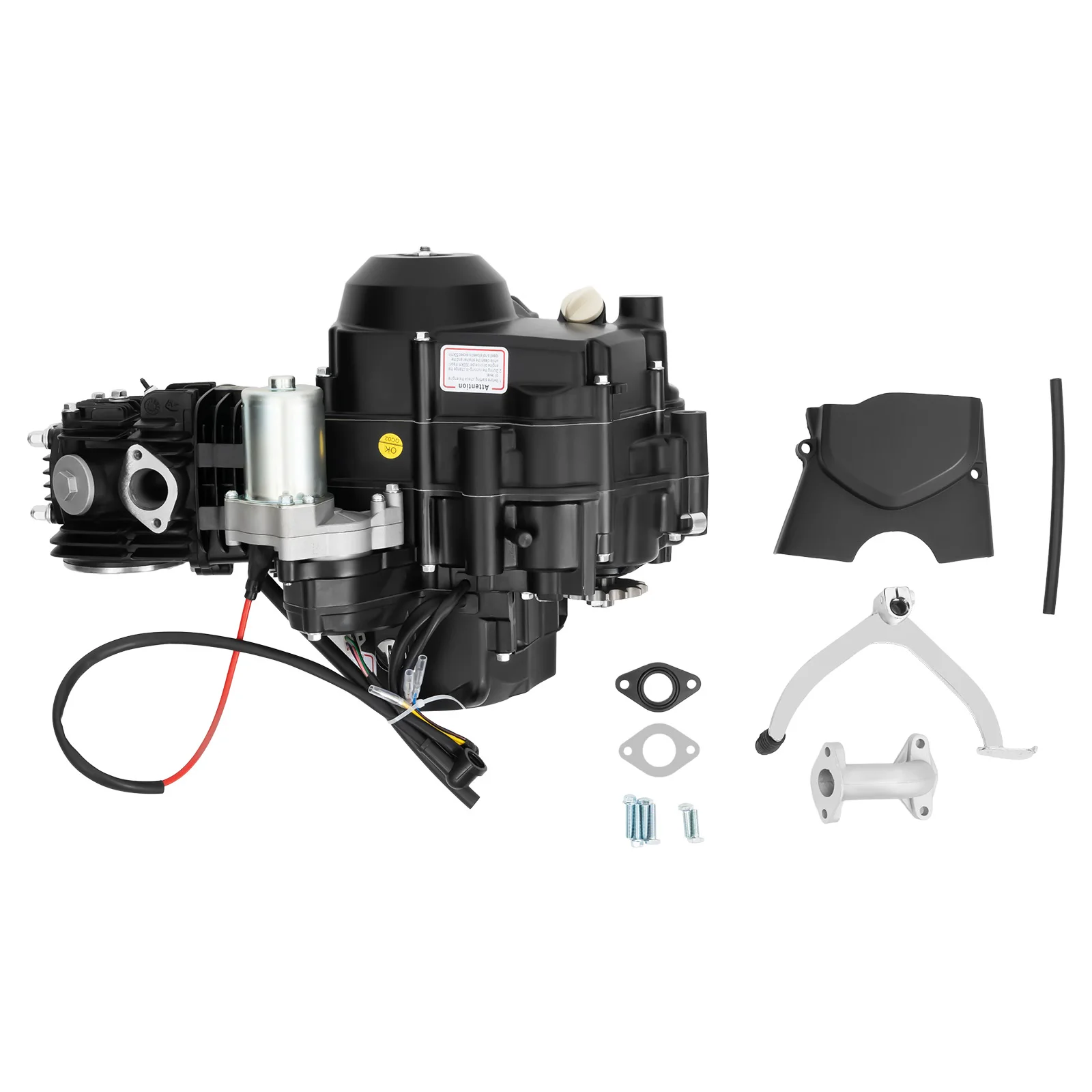 4-stroke ATV Motor Engine Single Cylinder 7.64HP Air Cooling Go-karts Motorcycles Gasoline Enigne 125cc 7500RPM