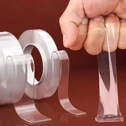 1M/2M/3M/5M Nano Transparent Tape Ultra-strong Double Sided Tape Kitchen Bathroom Self Adhesive Waterproof Traceless Sticker