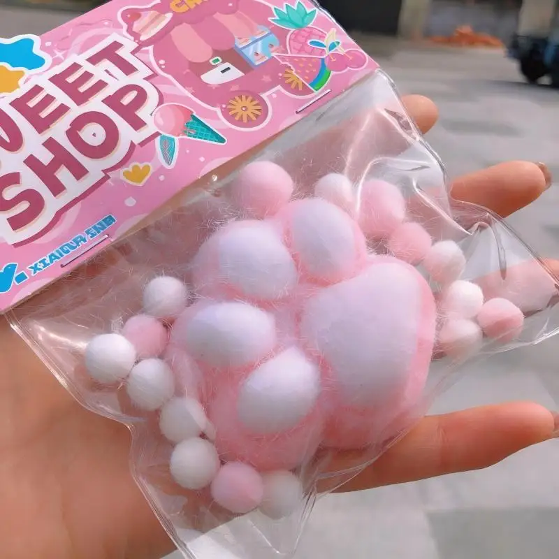 Söt kattass squishy stresslindrande leksak mjuk_voghion.com