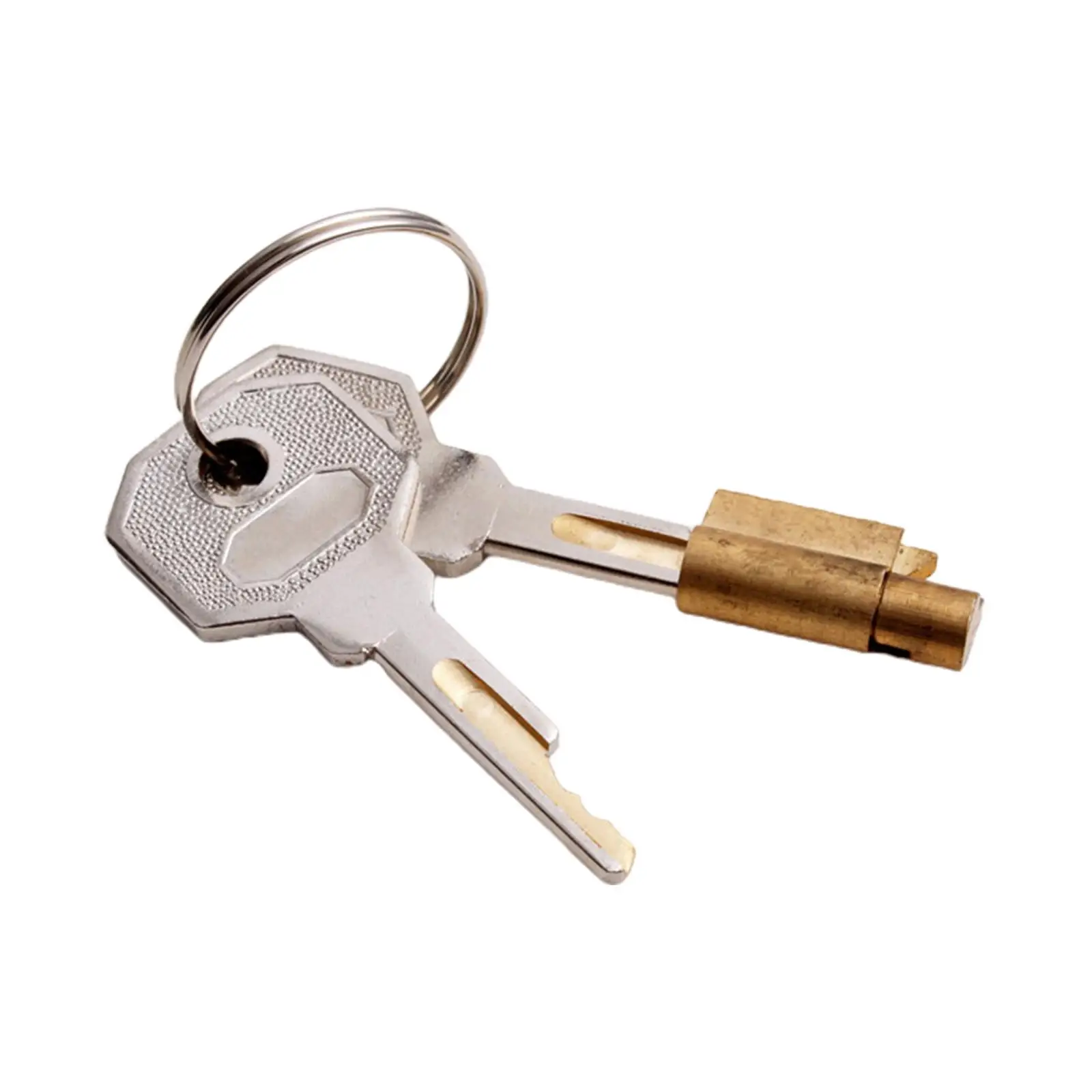 Single Open Cylinder Easy to Install Door Lock Refrigerator Lock Hasp Lock Drawer Lock Small Doors Steel Cabinet cam Lock Set