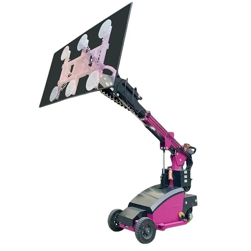 Source Factory Vacuum Glass Lifter Machine 400kg 4 Pads Professional Automatic Robotic Window Glazing Lifter Manufacturer
