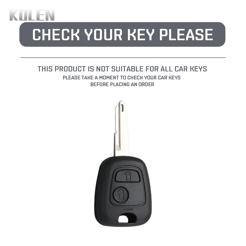 NEW TPU Remote Car Key Case Shell Cover For Peugeot 106 107 206 207 306 307 406 407 For Citroen C1 C4 Protector Fob Accessories