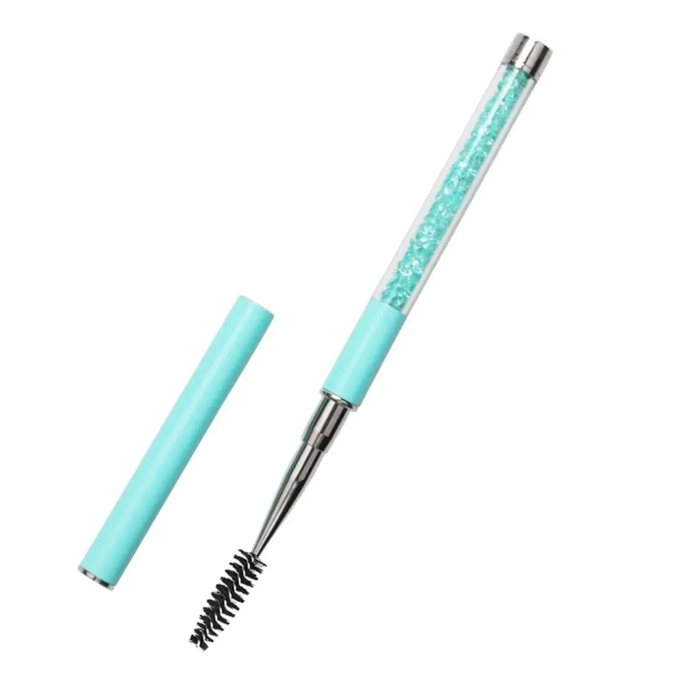 Adjustable Radian Grafting Mascara Brush Round Comb Teeth with Cap Tube Eyelash Brush Creative Lash Extension