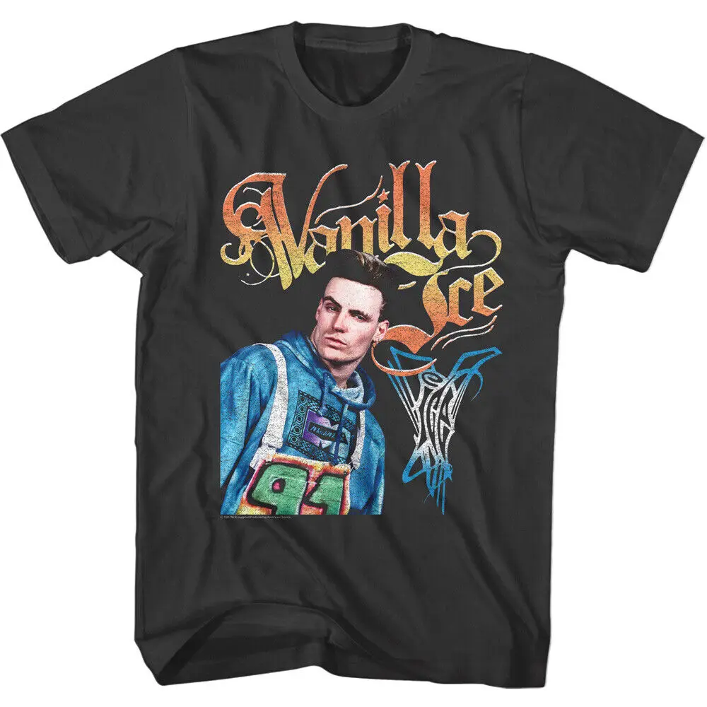 Vanilla Ice 90's Hip Hop Rapper Strike A Pose Men's T Shirt Concert Merch