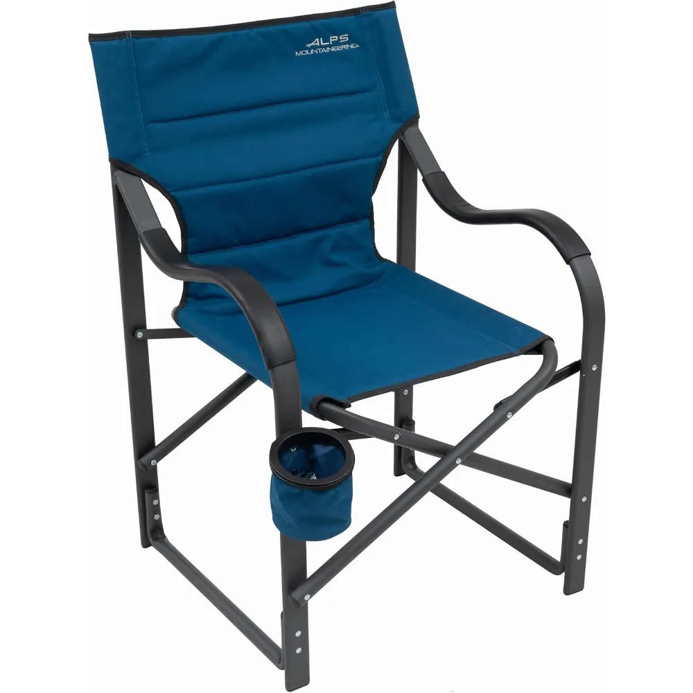 

Camp Chairs for Adults - Comfortable Padded Polyester Fabric Over Sturdy Wide Aluminum/Steel Frame with Tall