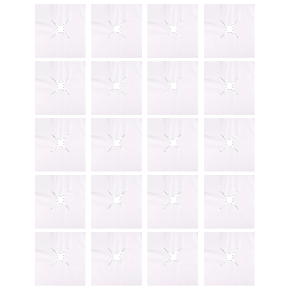 

200 шт. одноразовая наволочка с отверстием для лица, нетканый мягкий тканевый массажный коврик, подушка для кровати, чехол для полотенец, удобный для спа-красоты