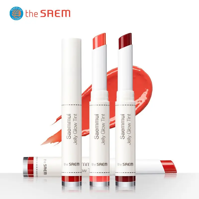 The Saem Saemmul Jelly Glow Tint Lip Lipstick Pen Makeup Waterproof Non-stick Cup Fashion Long Lasting Sexy Korea Cosmetics