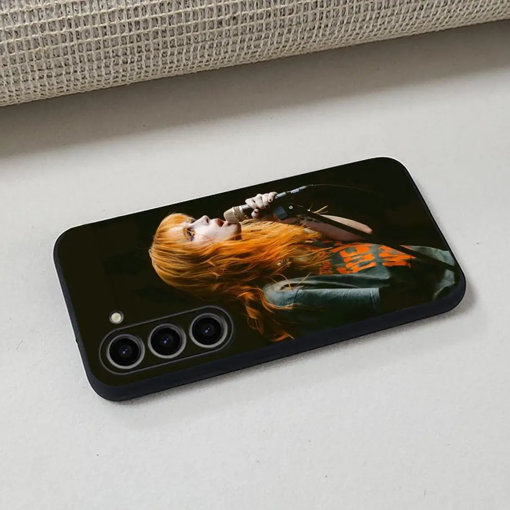 Paramore hayleys williams design  Phone Case For Samsung Galaxy S26 S25 S24 S23 S22 S21 Plus Ultra Fold A Soft Black
