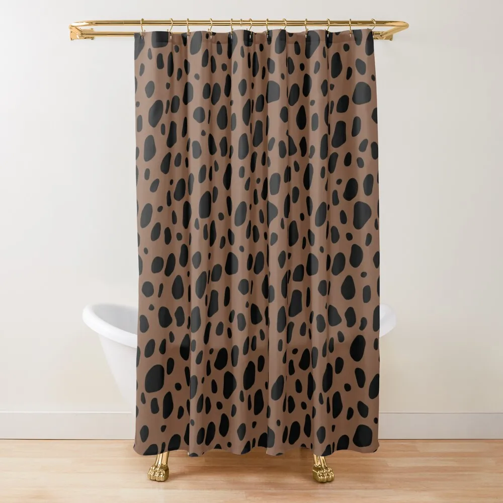 

Spot On // Leopard Cheetah Print Tan Shower Curtain Bathroom Showers Shower For Bathroom Shower Bathroom Bathtub Curtain