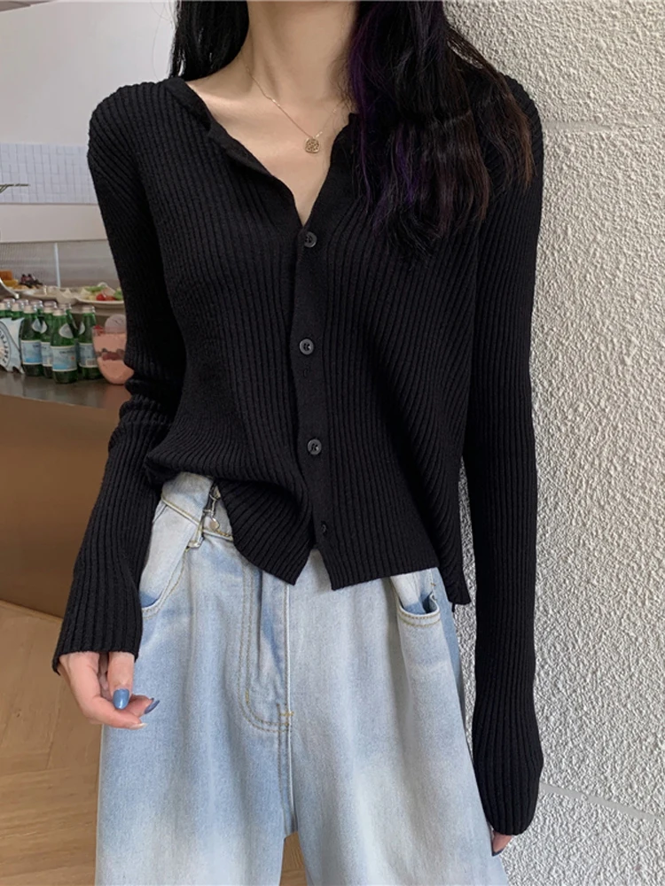 Pullover, Pullover, Strickjacken, Damen, Baumwolle, Damen, kurzärmelig, Acryl, karierter Look, normale Schule, Preppy-Uniform, akademisch, bunt