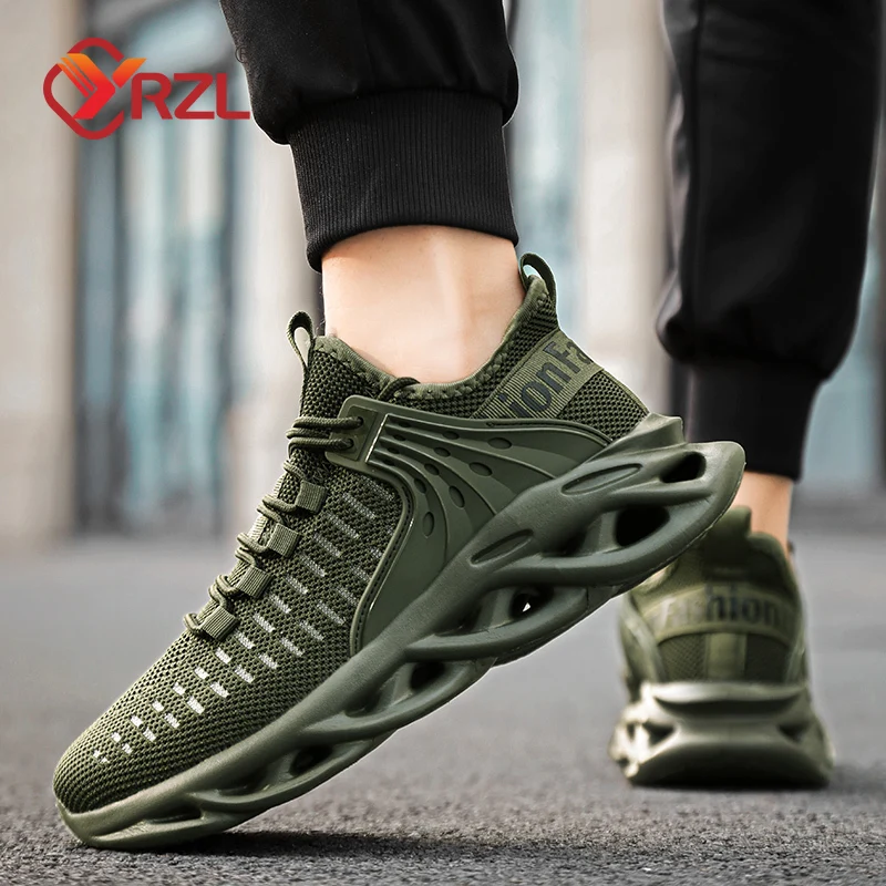 أحذية رياضية للرجال من YRZL، أحذية رياضية خفيفة الوزن ومريحة، نعل ناعم غير قابل للانزلاق، أحذية رياضية كاجوال للرجال #5