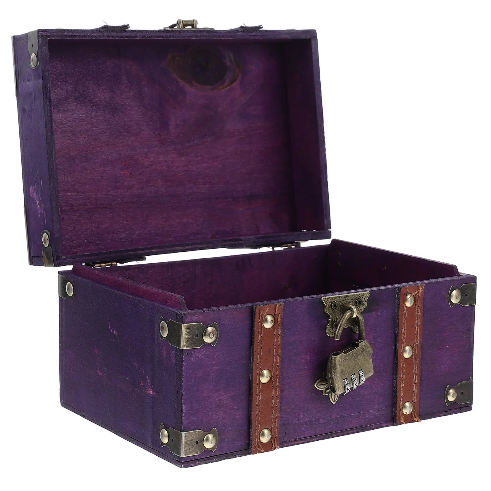 

Vintage Wooden Jewelry Storage Box Lock Classic Organizer Case Multifunctional Sundries Display Elegant Jewelry Storage