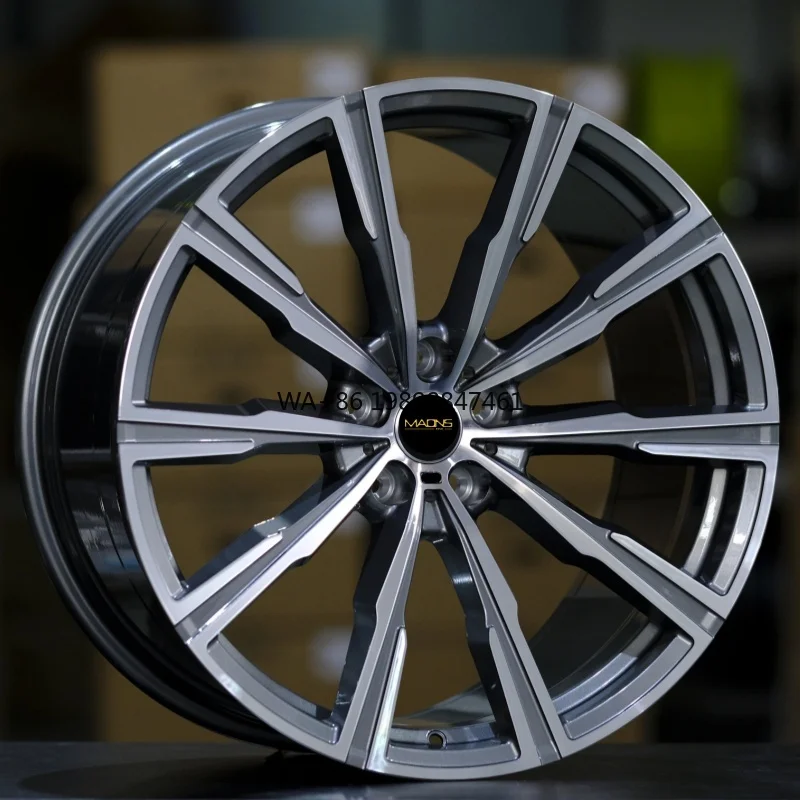 

Wheelshome Ready to Ship Sporty Large Size Durable Aluminum Rim Multi Spoke 20 21 Inch 112mm PCD GMF Forged Wheel for BMW X5