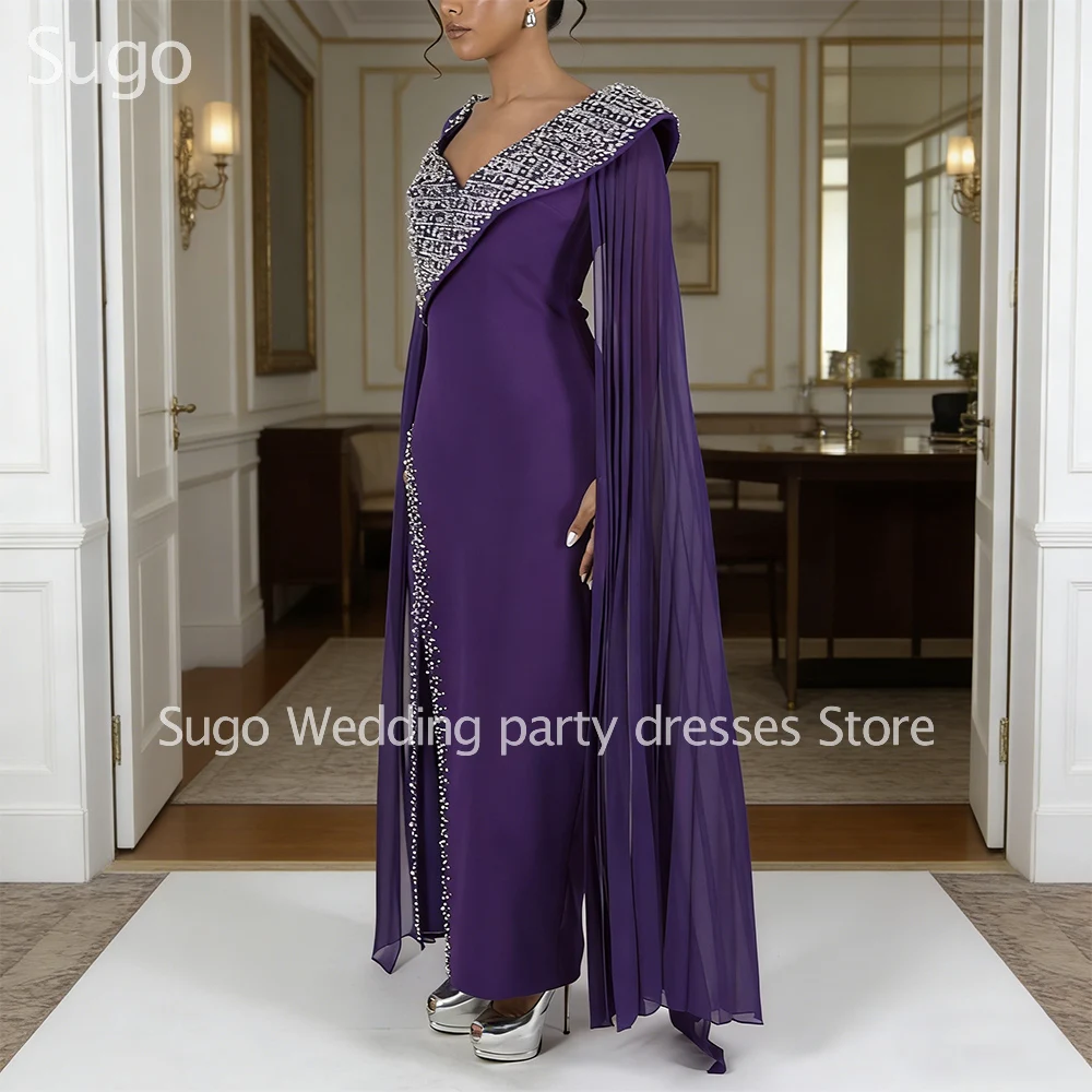 

Customized New In Elegant Long Beads Evening Dresses for Special Occasions Ankle-Length Mermaid Women Gala Prom Party Gown 2026