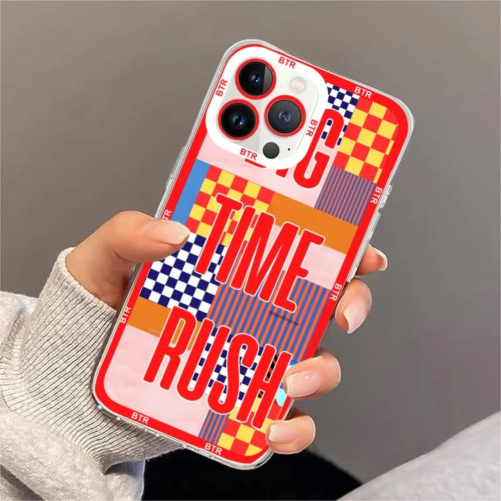 Big Time Rush Phone Case For iPhone 11 12 Mini 13 14 15 Pro Max Transparent Shell