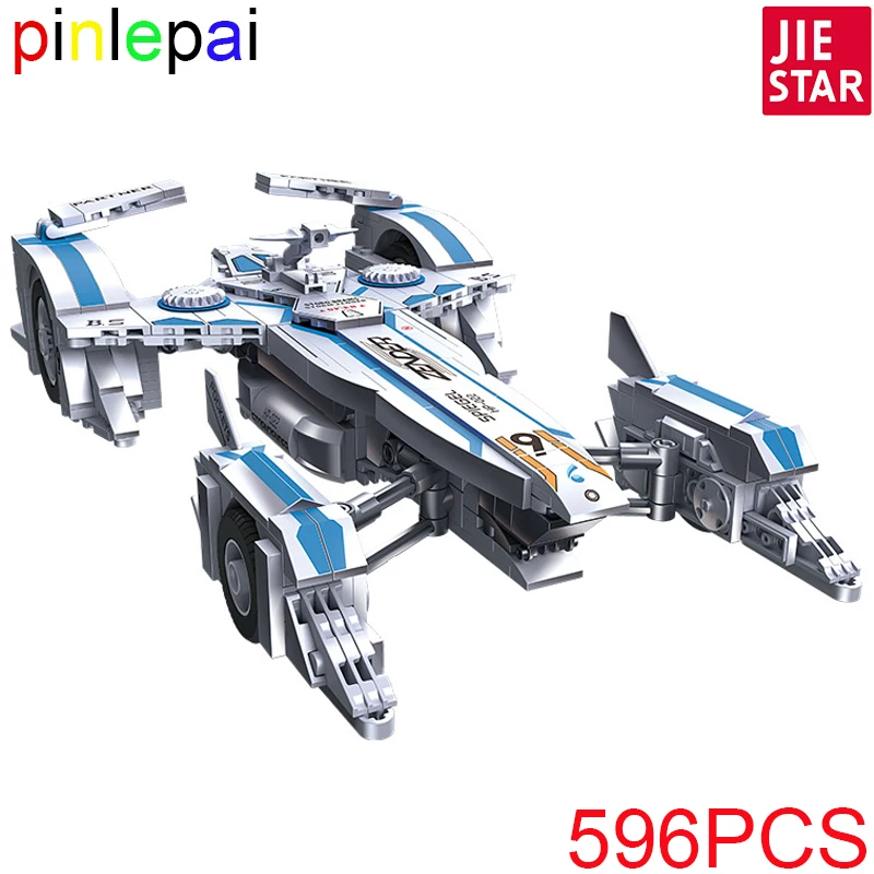 Pinlepai Jiestar Technical Racing Car Building Blocks Racecar Brick Block Race Supercar Bricks Famous Sportcar Children Gift