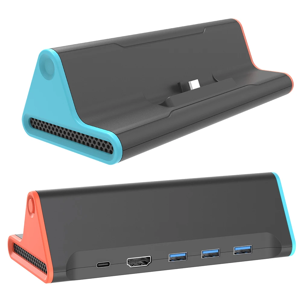 สำหรับอุปกรณ์เสริมเกม NS2 แท่นวาง HD Docking Station แบบ Type C USB3.0 ชาร์จเร็ว แท่นชาร์จคอนโซล รองรับการส่งสัญญาณภาพ 4K 60Hz