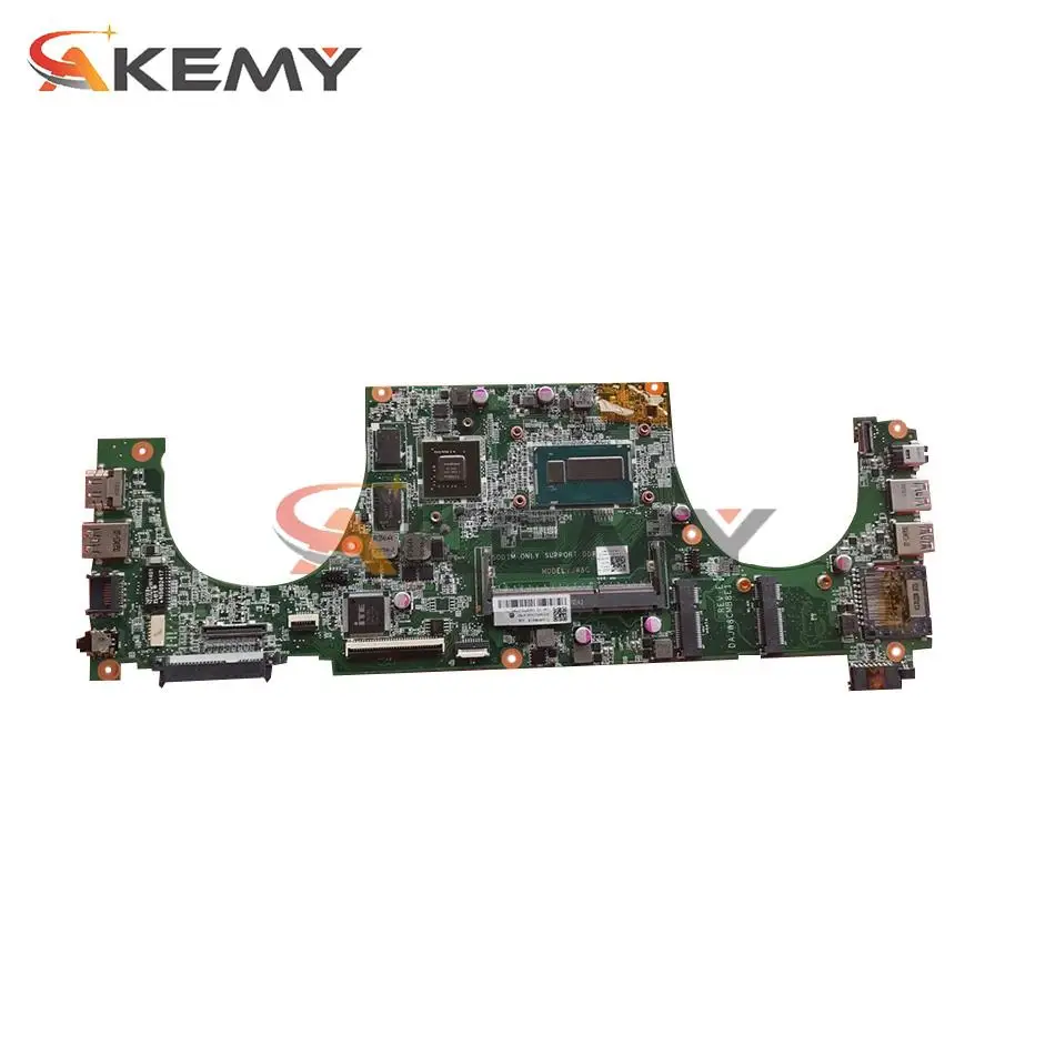 Para dell vostro v5470 5470 placa-mãe daljw8cmb8e1 04xh30 0fx16m com I5-4210U I3-4010U portátil mainboard ddr3 teste jw8c