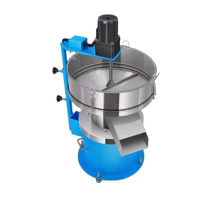 Small Electric Screen Powder Machine Powder Liquid Vibrating Screen Machine Flour Separation Screening Machine