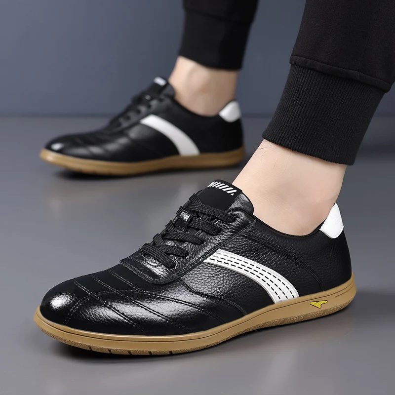 Tai Chi Shoes Flexible Kung Fu Sneakers for Men Women Soft Sole Martial Arts Shoes Outdoor White Black