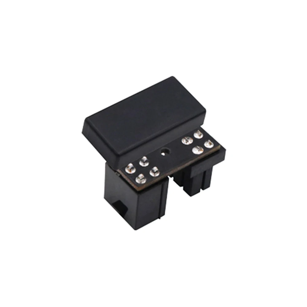 

Graphics Card Power Supply Adapter ATX 8Pin 6Pin Female to 8Pin 6Pin Male 180° GPU Steering Connector for Desktop Graphics Card