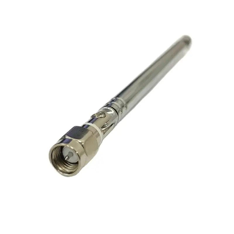 1PC Replacement 159mm 7 Sections Telescopic Antenna SMA male connector total 703mm for Radio TV DIY NEW