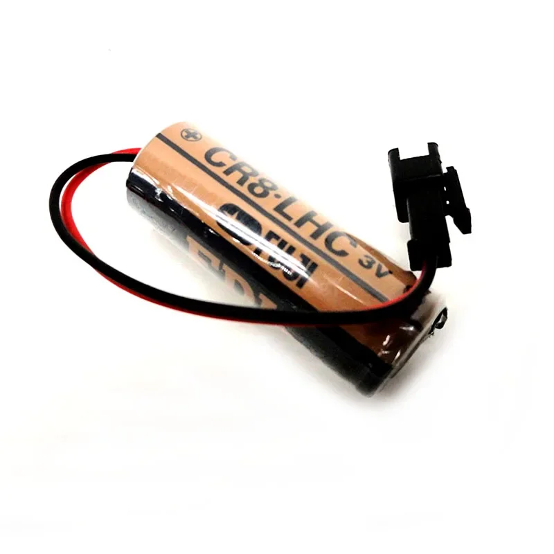 Original New Battery Pack CR8.LHC 3V 2600mAh CR17450SE CR17450 PLC Industrial Lithium Batteries w/ Plug For FUJI FDK