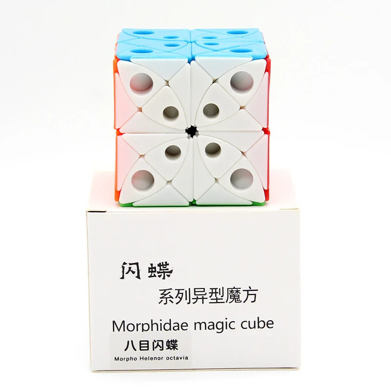 Fangshi F/S limCube Morpho Morphidae 시리즈 매직 큐브, 스피드 트위스트 퍼즐, 어린이용 교육용 장난감, 헬레너 옥타비아