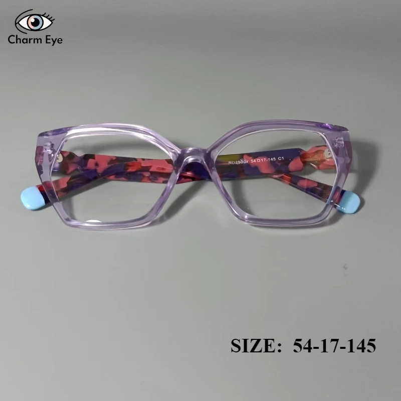 

Новые цветные женские очки в оправе высокого качества из ацетата квадратные ретро персонализированные мужские модные оптические очки для близорукости с защитой от синего света