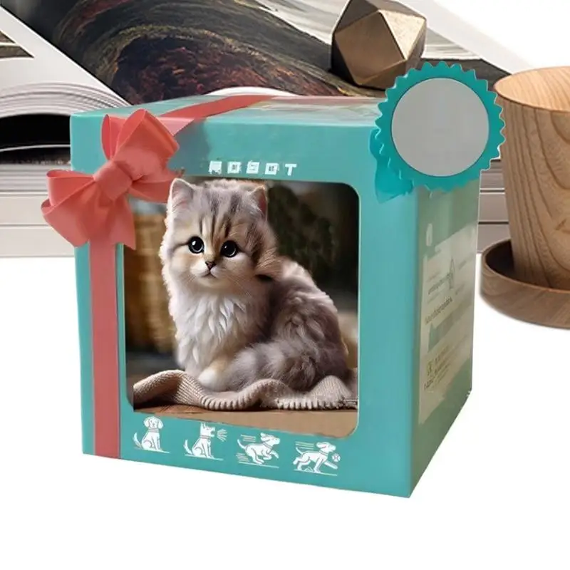 

Robot Pet Interactive Companion Robot Cat Pets Realistic Stuffed Interactive Robotic Emotional Toy For Adults Kids Girls Seniors
