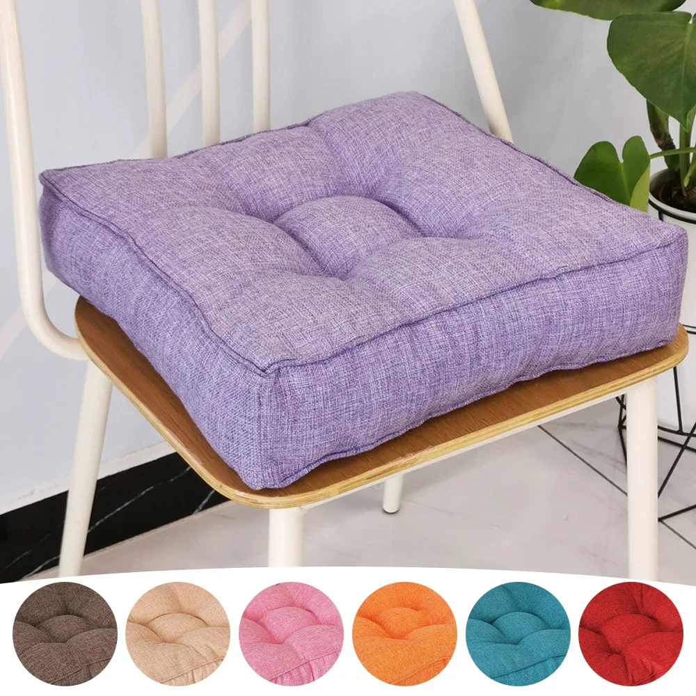 

Winter Thicken Square Chair Seat Cushion Tatami Floor Home Cushion Breathable Dining Chair Cushions Office Chair Floor Cushion