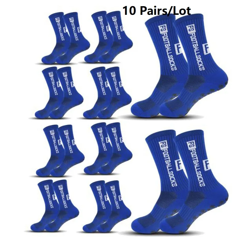 10 Paar Socken Männer Frau Sports ocken rutsch feste Silikon Fußball Socken hochwertige Outdoor-Sport Baseball Tennis Fußball Socken